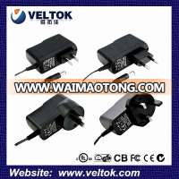 Power adapter 12V 1000mA Plug-in type US EU UK AU Plug 12V 1A power supply