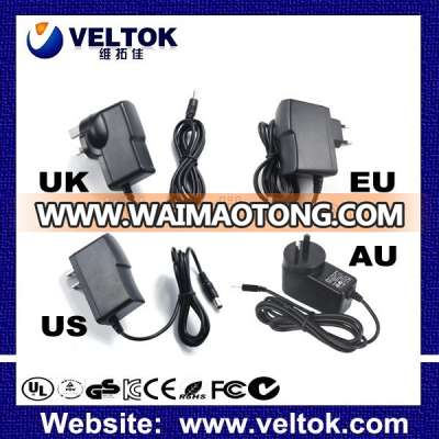 Plug in connection power supplies 12V 1A 2A 5V 1A 2A CE mark