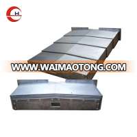 steel plate telescopic bellow cover,protective bellow covers for cnc machine by Judy Hao